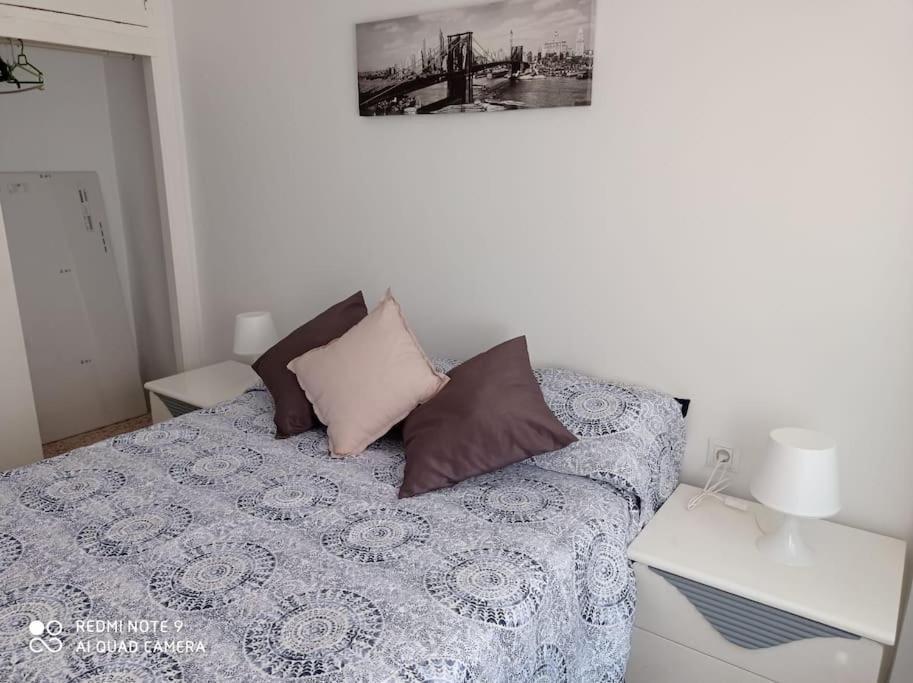 Malaga Beach, Pedregalejo Apt.4/6 2 Hab. Luaran gambar